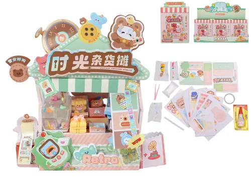 Kawaii retro stánek 15,5 cm sestavovací