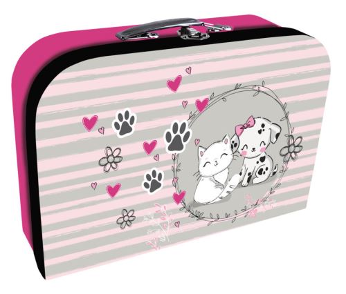 Dětský kufřík 35cm Helma - Cute Pets
