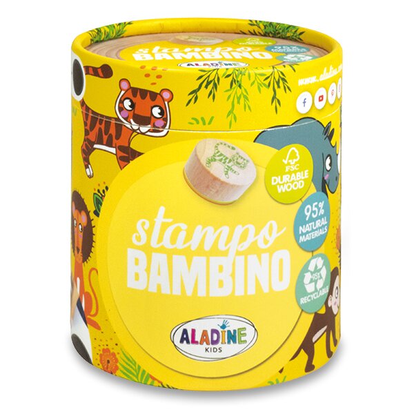 Levně Razítka Aladine Stampo BAMBINO - Safari