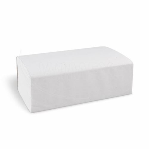 Papírové ručníky skládané Z-Z, 23 x 23 cm, 2-vrstvé, bílé, 3200 ks