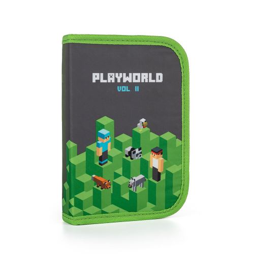 Školní penál 1-patrový prázdný KARTON P+P - Playworld