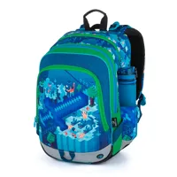 Školní batoh Bagmaster Alfa 21 B Minecraft modrý + gumovací pero Pilot Frixion (5)