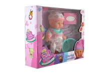 Panenka miminko pevné tělo s doplňky 22 cm (1)