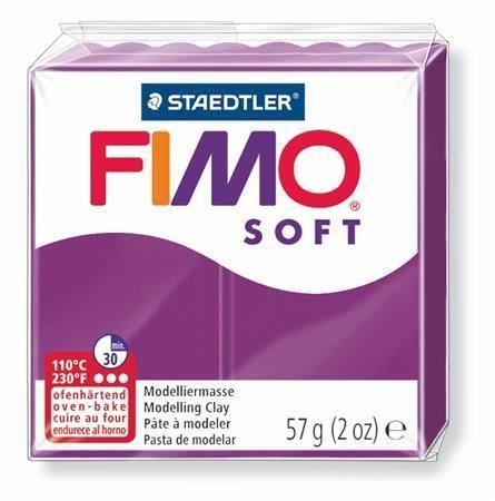 FIMO® soft 8020 modelovací hmota 57g - purpurová (61)
