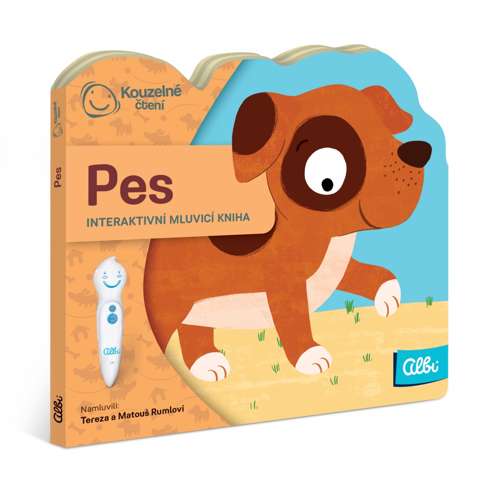 Levně ALBI Kouzelné čtení - Minikniha s výsekem - Pes