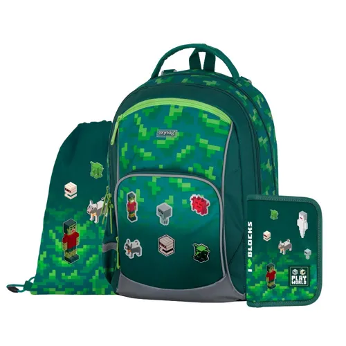 Školní batohový set 3-dílný OXY GO Playworld
