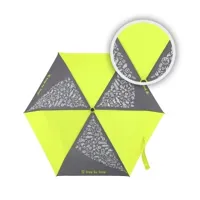 Dětský skládací deštník Doppler Magic Rain Effect - neonově žlutý (2)