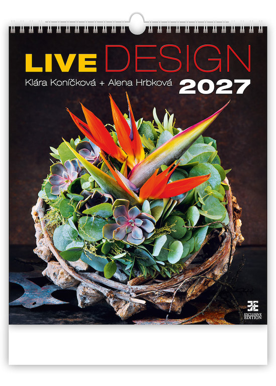 Levně Nástěnný kalendář 2027 Helma Live Design