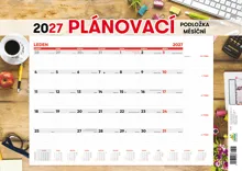 Plánovací podložka měsíční 2027 Aria Plánovací podložka měsíční 2027 Aria