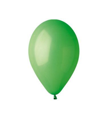 Balónky nafukovací průměr 26cm – pastelová zelená, 100 ks