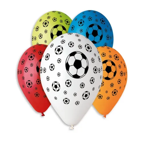 Balónky nafukovací průměr 30cm - potisk FOTBAL, 10ks