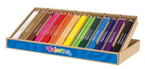 Pastelky Colorino trojhranné, BIG BOX, 144 kusů, 14 barev
