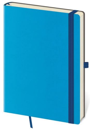 Tečkovaný zápisník Helma - Flexies L Blue (čtverečkovaný)