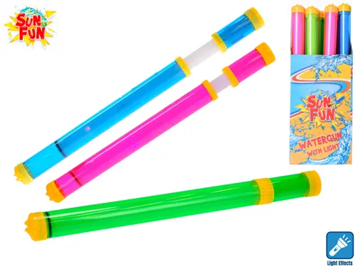 Sun Fun vodní pumpa 48 cm se světlem na baterie - mix barev