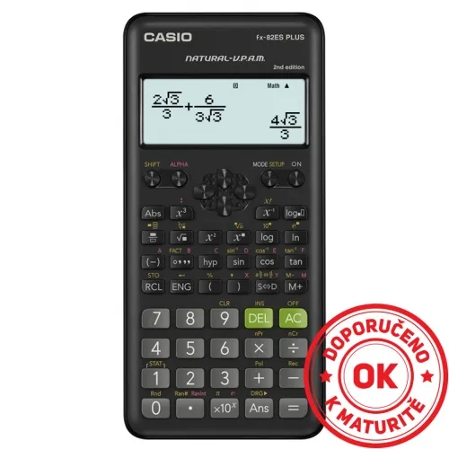 Kalkulačka školní CASIO FX 82 ES PLUS 2E (2nd Edition)