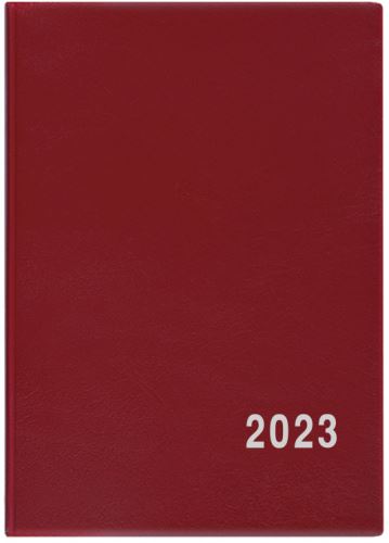 Měsíční diář 2023 Baloušek - Anežka PVC - bordó