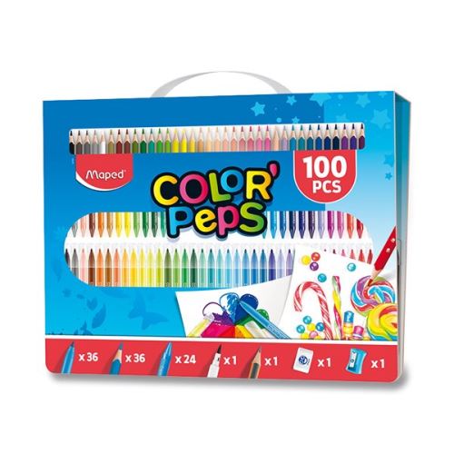 Výtvarná sada Maped Color’Peps Box - 100 kusů