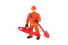 Figurka hasič plast 10cm s doplňky mix druhů na kartě 15,5x25,5x4cm (4)