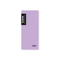 Měsíční diář 2027 Karton P+P - PVC PASTELINI fialová
