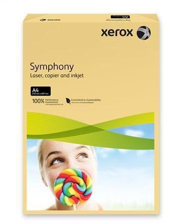 Xerografický papír barevný XEROX Symphony A4, 80g, 500ls - žlutá