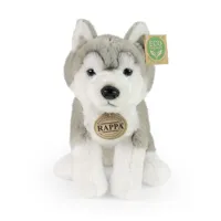 Plyšový pes husky sedící 23 cm, ECO-FRIENDLY SOFT