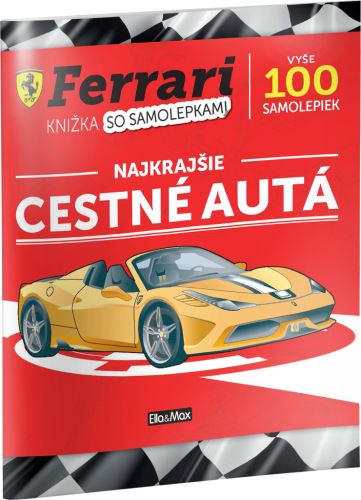 FERRARI, silniční vozy – Kniha samolepek