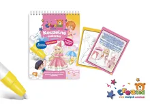 Kouzelné malování vodou s tužkou, 4 listy - princezny