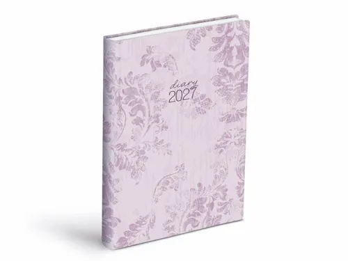 Denní diář 2027 MFP A5 D801 PU Květy ornament