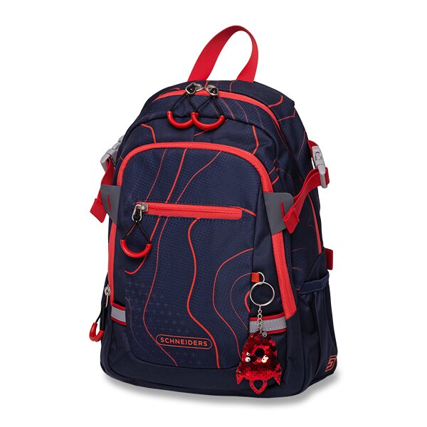 Levně Dětský batoh Schneiders - Ninja Revenge Black Red