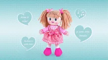 Panenka Terezka hadrová česky mluvící 30 cm (12)