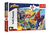 Puzzle Spiderman - Na pavučině 33x22cm 60 dílků v krabici 21x14x4cm Puzzle Spiderman - Na pavučině 33x22cm 60 dílků v krabici 21x14x4cm