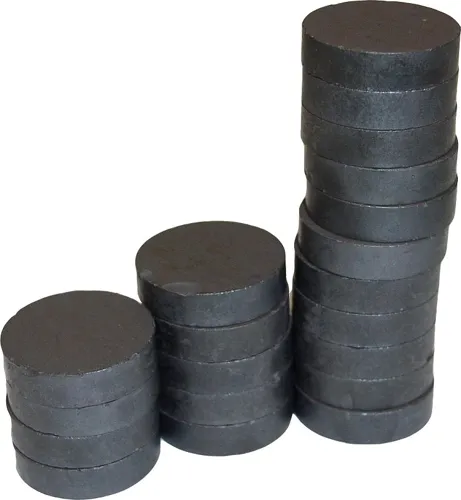 Magnety kulaté 10mm/10ks - šedé