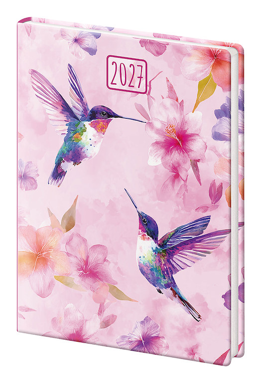 Levně Týdenní diář 2027 Helma kapesní Vario Lyra Colibri