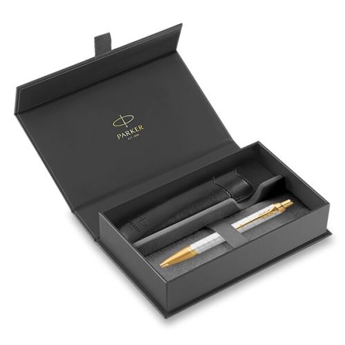 Parker IM Premium Pearl GT - kuličkové pero v dárkové kazetě s pouzdrem