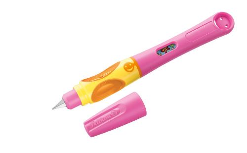 Pelikan Bombičkové pero Griffix 4 pro praváky, růžové - krabička