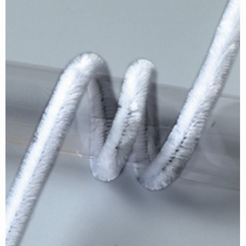 Chlupaté modelovací dráty (10ks) - bílé