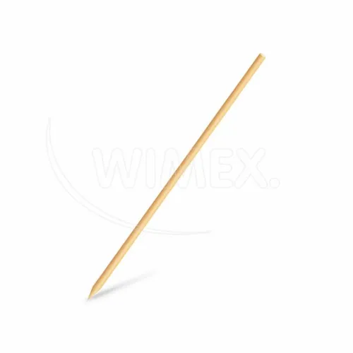 Dřevěné špejle hrocené 20 cm, Ø 3 mm, 100 ks