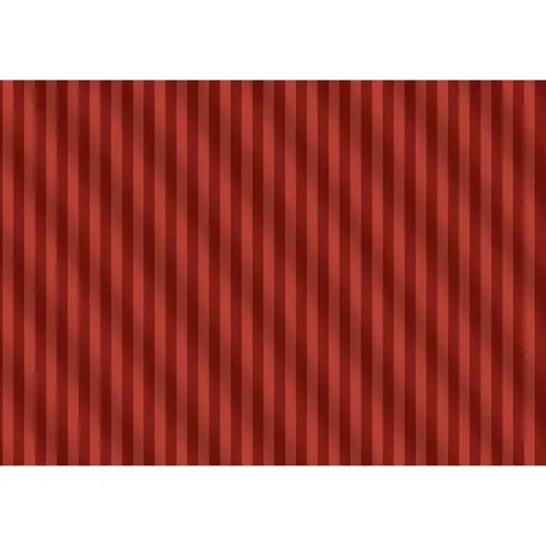Vánoční dárkový papír role metalický 1,5m / 70cm - Červené pruhy