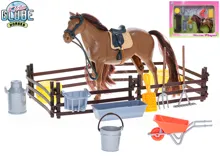 Kůň Kids Globe Horses stojící 18 cm s doplňky Kůň Kids Globe Horses stojící 18 cm s doplňky
