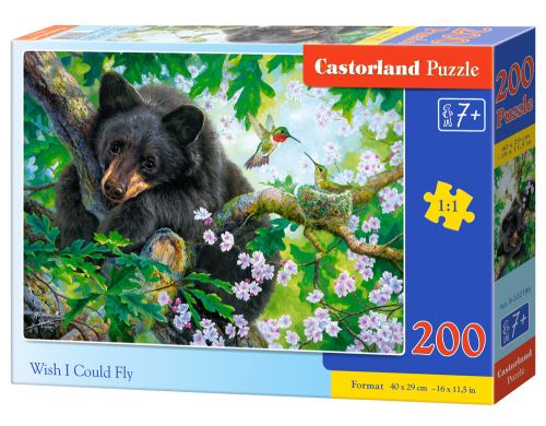 Puzzle Castorland 200 dílků - Medvěd