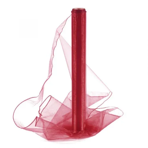 Organza 40cm/10y bordo 064