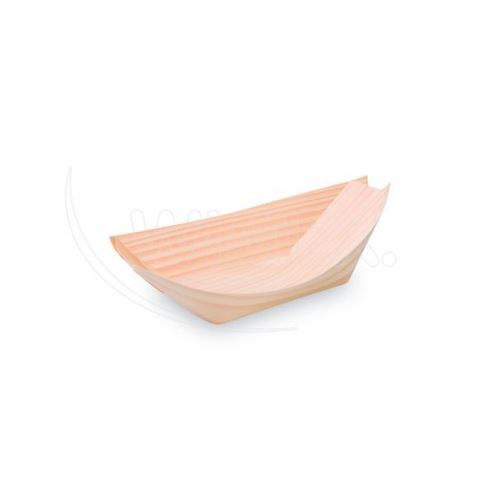 Fingerfood miska dřevěná, lodička 13 x 8 cm [100 ks]