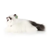 Plyšová kočka ragdoll ležící 35 cm, ECO-FRIENDLY (2)