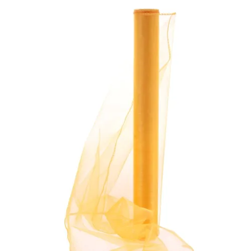 Organza 40cm/10y zlatá 016