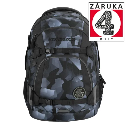 Školní batoh Coocazoo Mate Grey Rocks + gumovací pero Pilot Frixion Školní batoh Coocazoo Mate Grey Rocks + gumovací pero Pilot Frixion