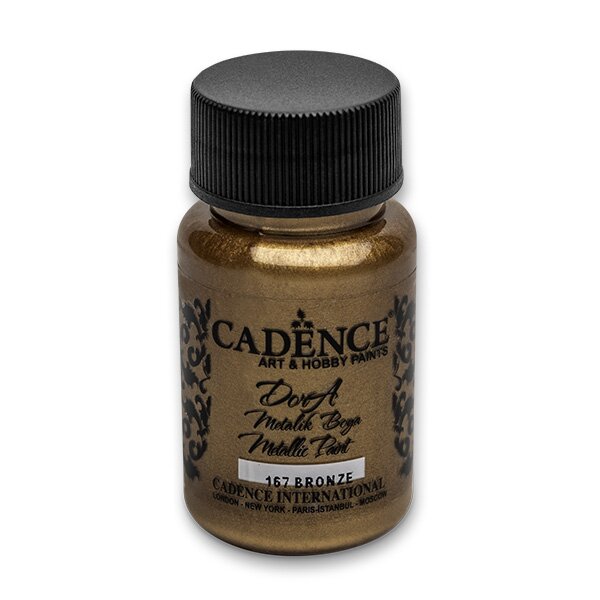 Levně Akrylová barva metalická CADENCE Dora Metalic, 50ml - bronzová (bronze)