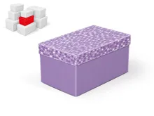 Krabice dárková B-C005-C 20x12x10cm Krabice dárková B-C005-C 20x12x10cm