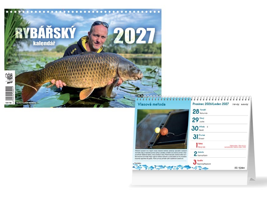 Levně Stolní kalendář 2027 MFP Rybářský