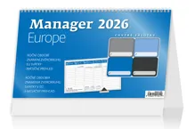 Stolní kalendář 2026 Helma - Plánovací - Manager Europe Stolní kalendář 2026 Helma - Plánovací - Manager Europe