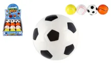 Míček skákací sportovní pěnový 6 cm - mix motivů